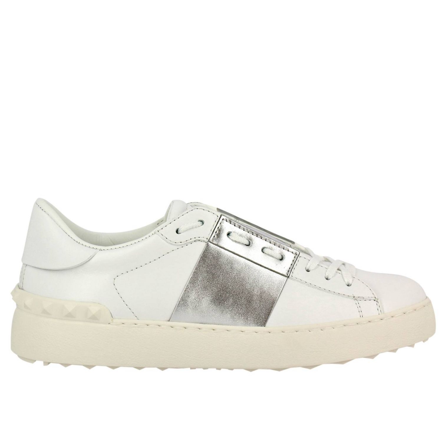valentino silver sneakers