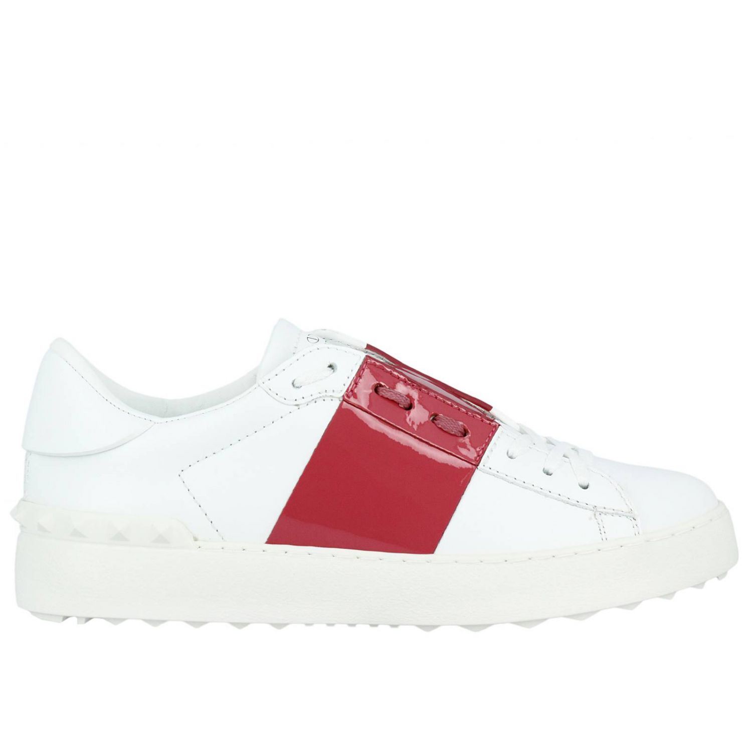 VALENTINO GARAVANI: Valentino Open sneakers in smooth leather with ...