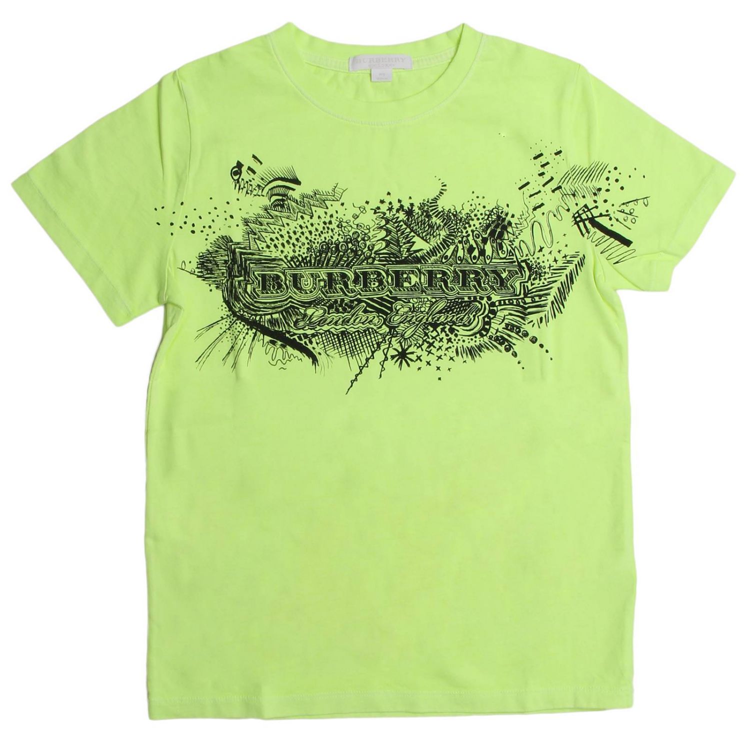 burberry t shirt kids yellow