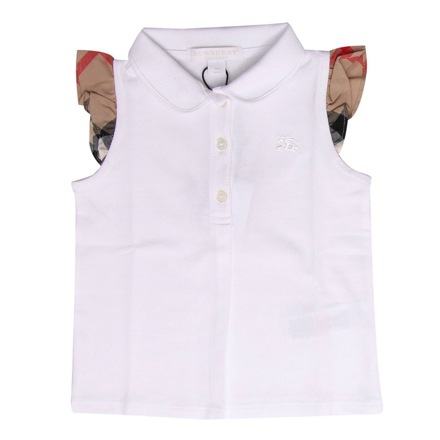 burberry vest kids white