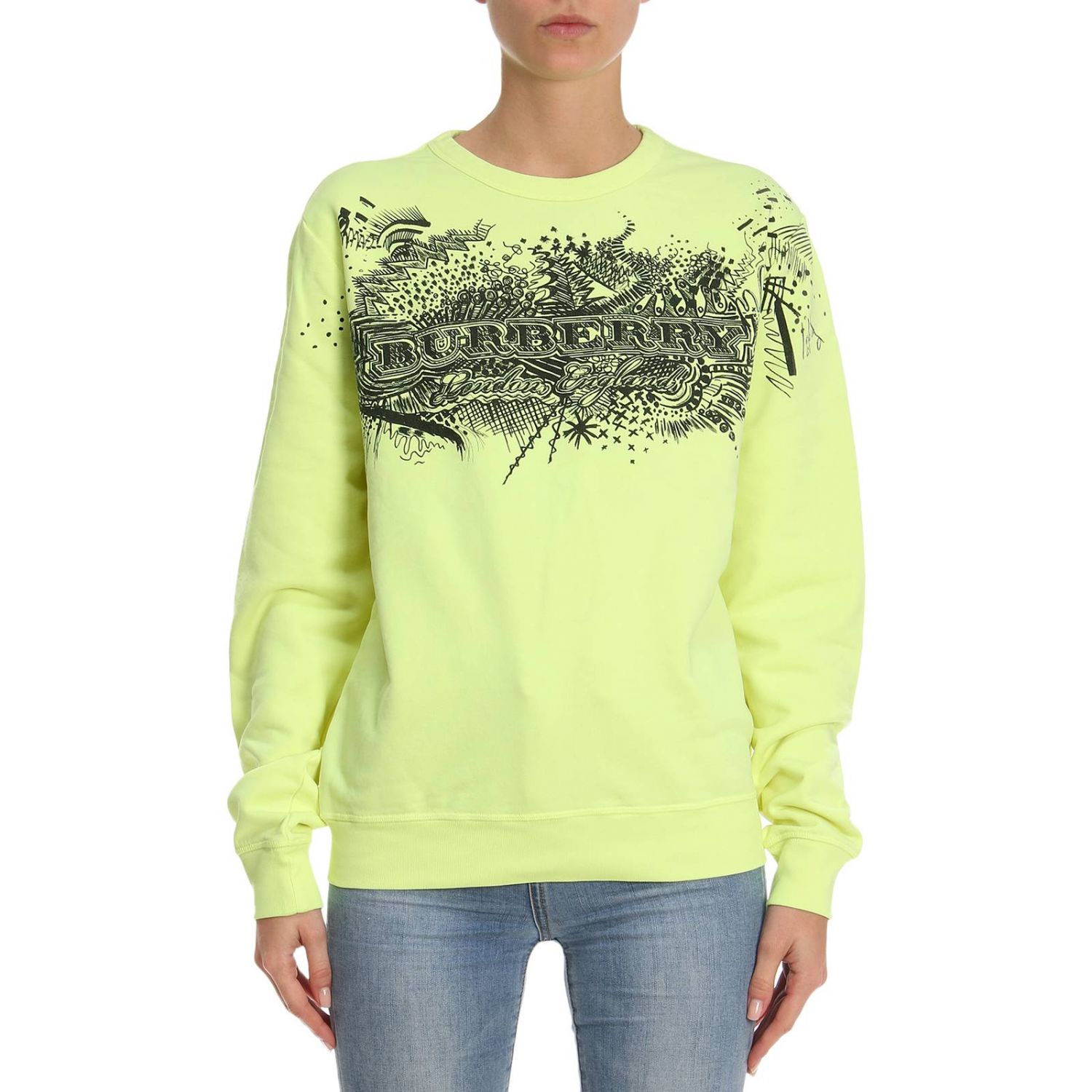 bright yellow sweater women's