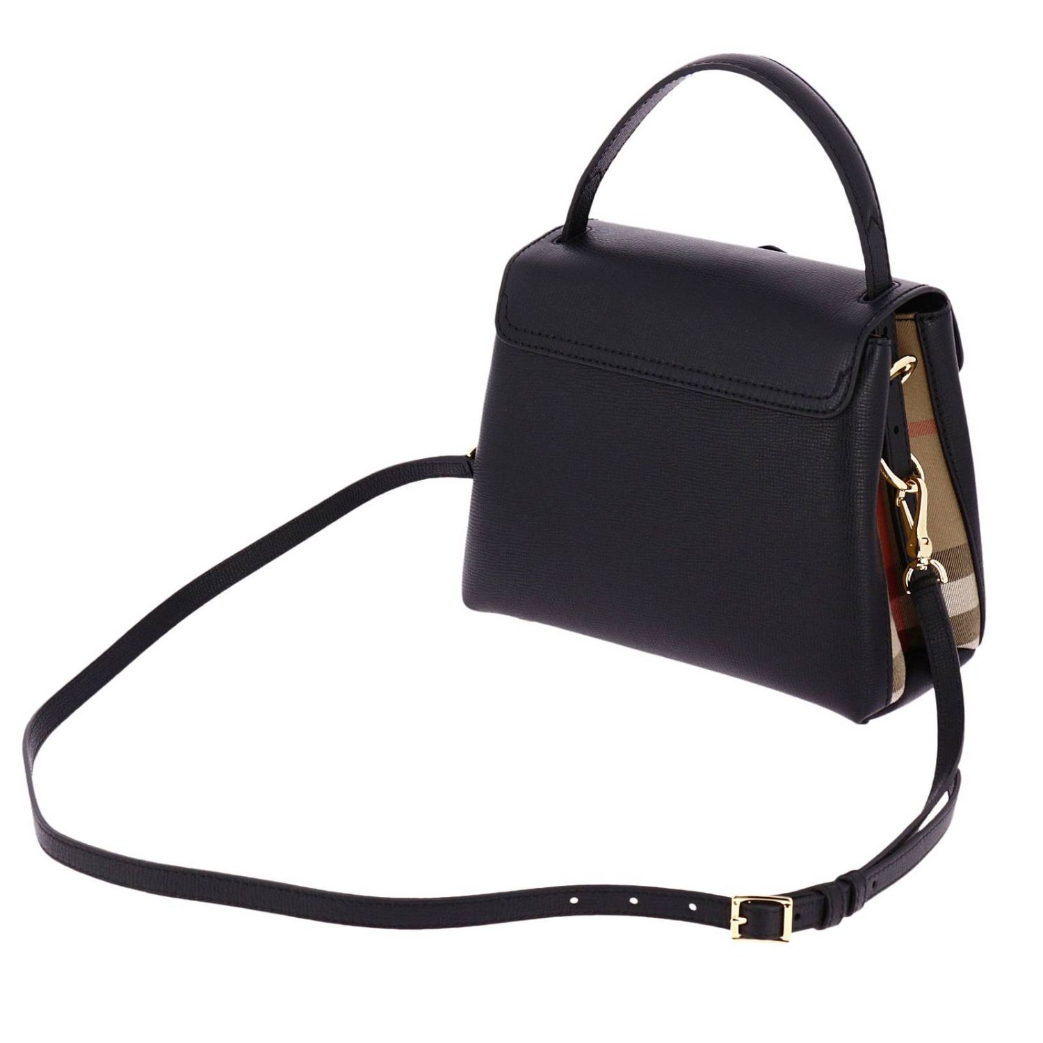 BURBERRY: Shoulder bag women - Black | Handbag Burberry 4061171 GIGLIO.COM