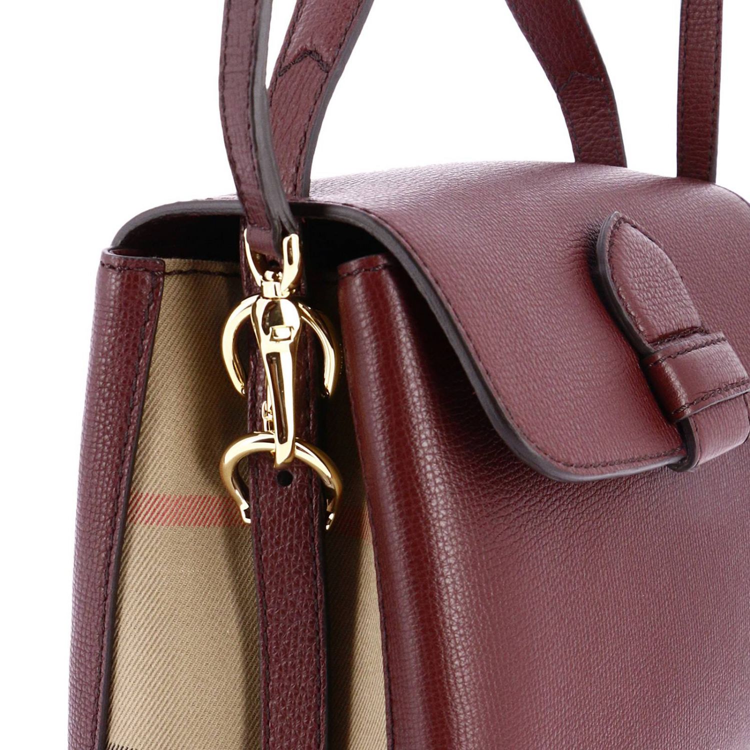 burberry burgundy tote