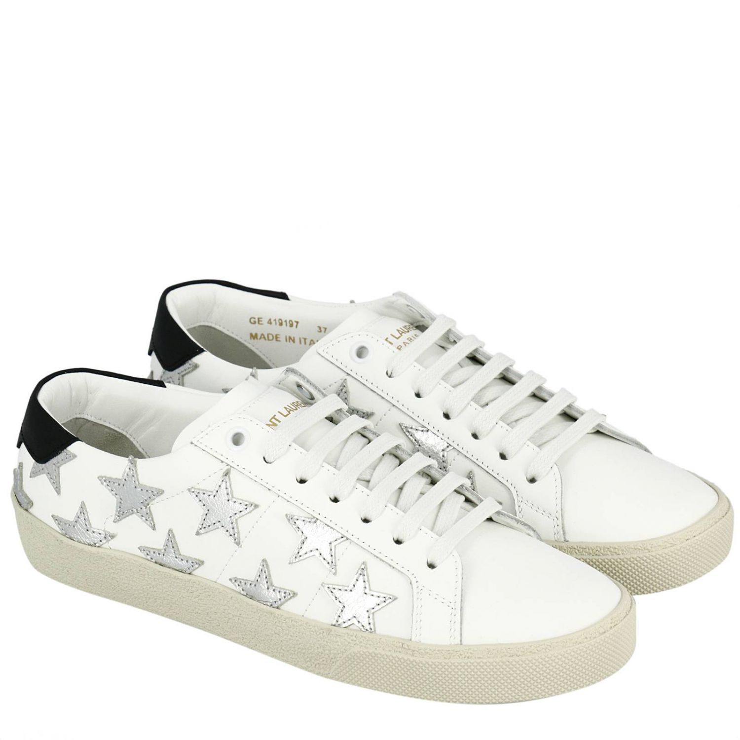 SAINT LAURENT: Shoes women - White | Sneakers Saint Laurent 419197 ...