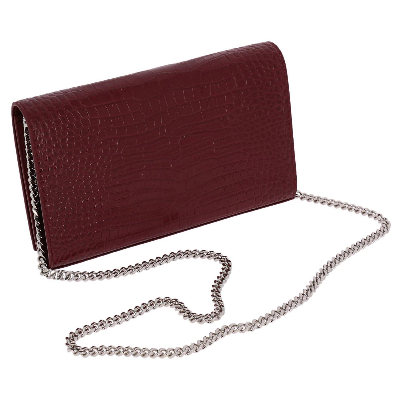 burgundy mini purse