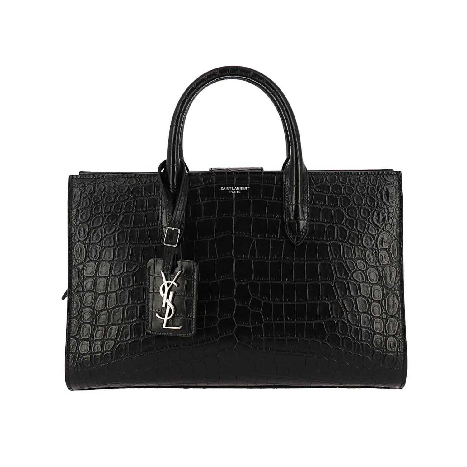 SAINT LAURENT: Shoulder Bag Women - Black | Handbag Saint Laurent ...