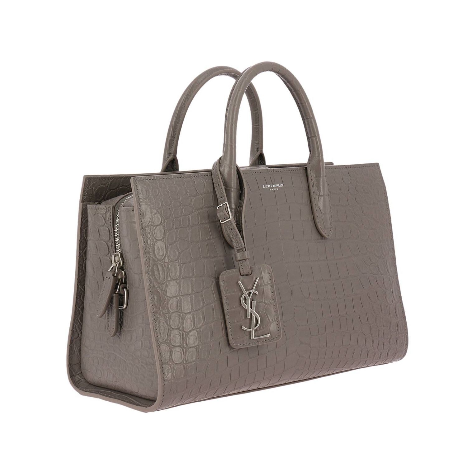 SAINT LAURENT: Shoulder Bag Women | Handbag Saint Laurent Women Grey ...