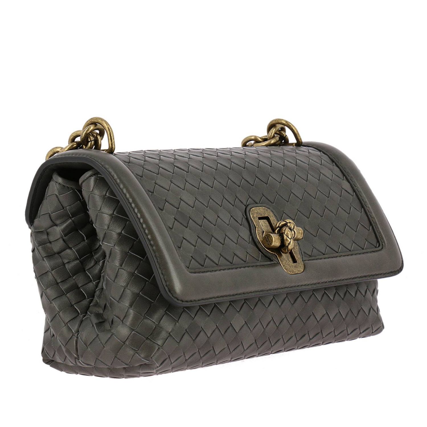 BOTTEGA VENETA: Crossbody Bag Olimpia Knot With Chain Shoulder Strap ...