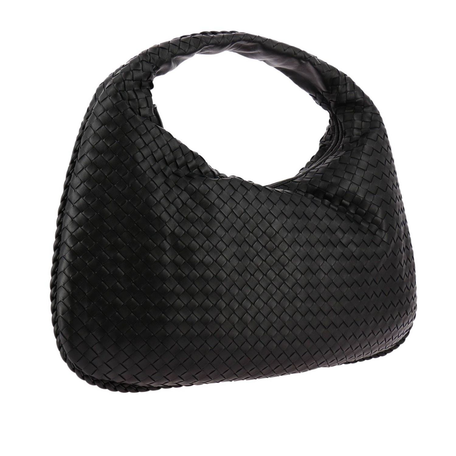 Bottega Veneta Hobo bag Veneta Large in leather with woven pattern ...