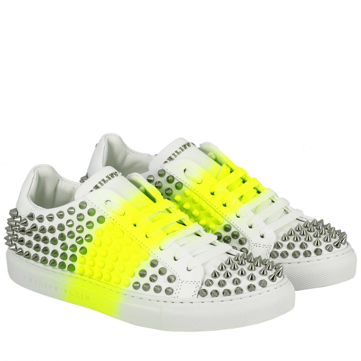 philipp plein yellow sneakers