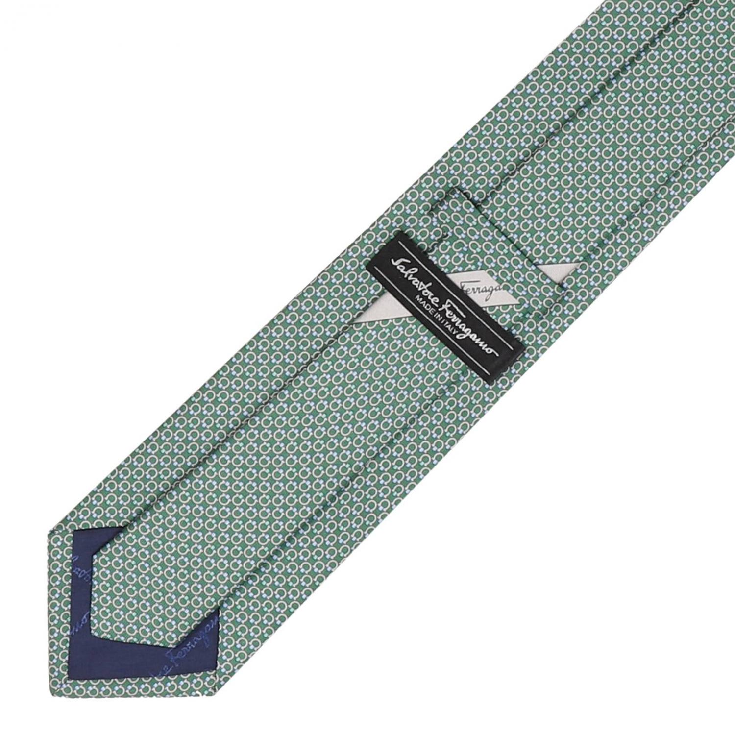 Salvatore Ferragamo Outlet Tie men Tie Salvatore Ferragamo Men Green
