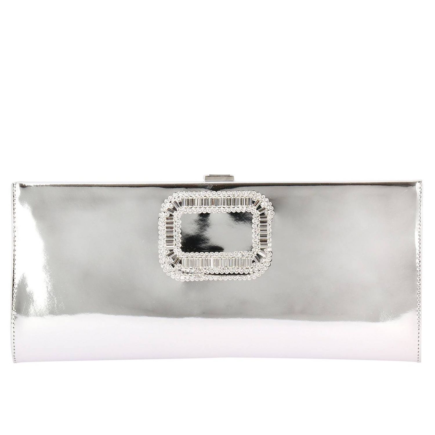 ROGER VIVIER: Shoulder bag women | Clutch Roger Vivier Women Silver ...