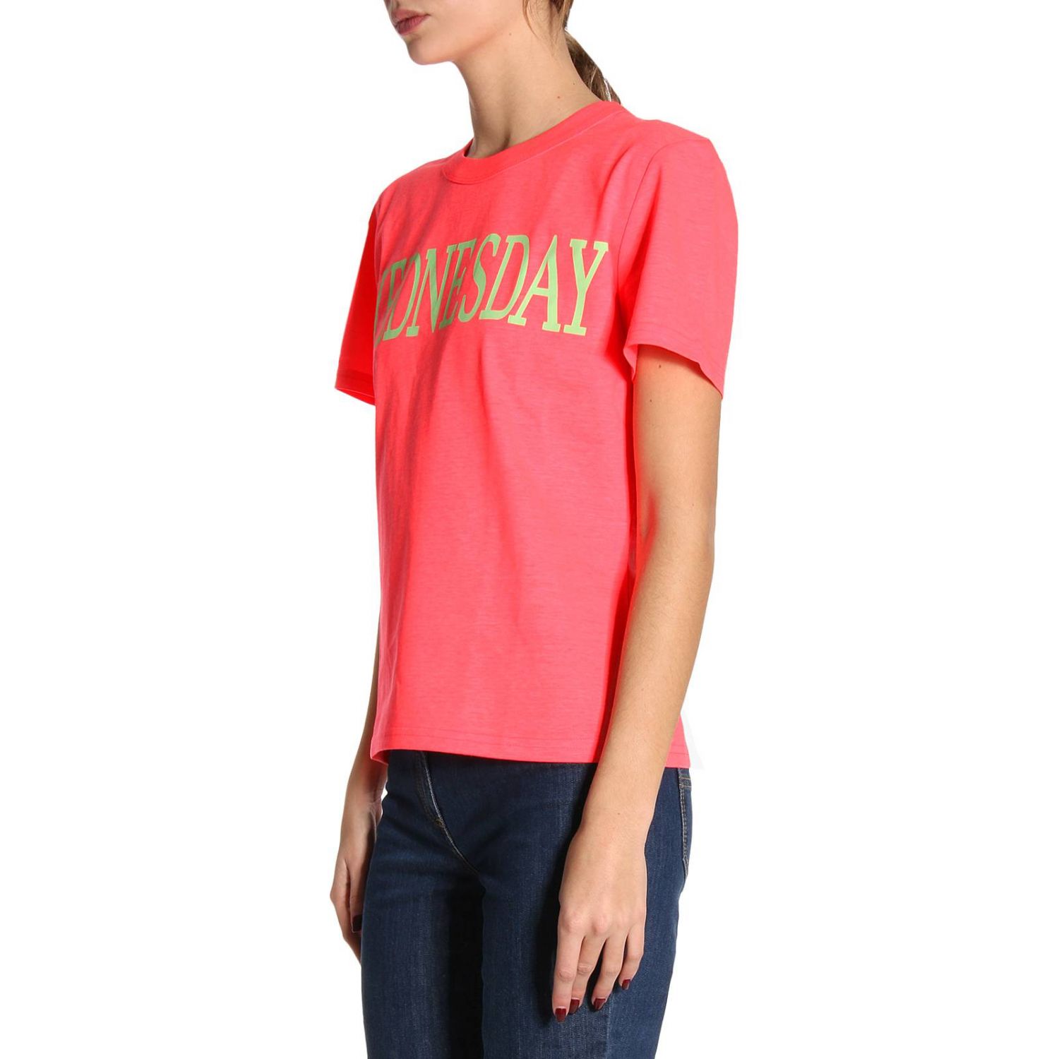 Alberta Ferretti Outlet: Slim fit stretch cotton t-shirt Rainbow Week ...