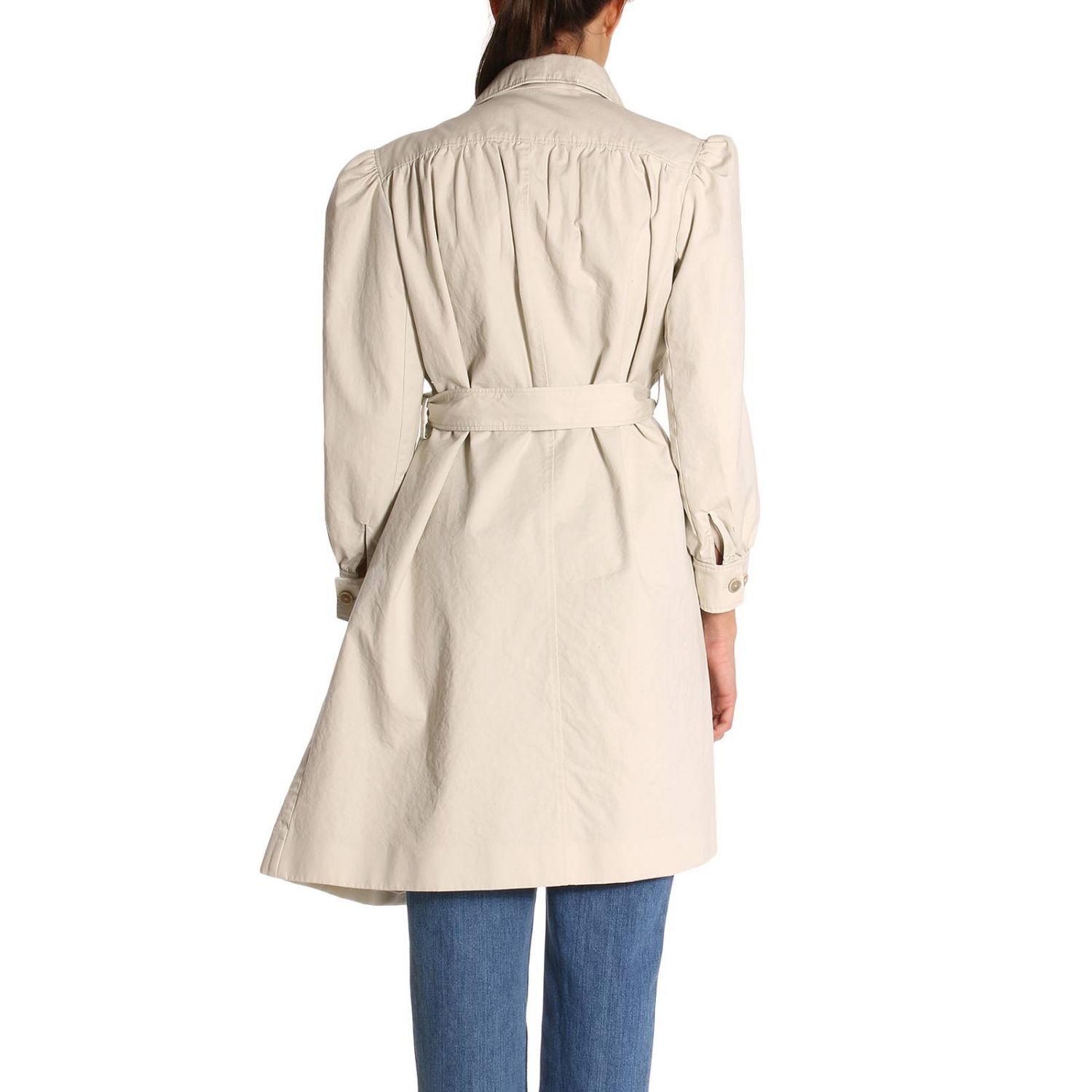 Balenciaga Outlet: Coat women | Coat Balenciaga Women White | Coat ...