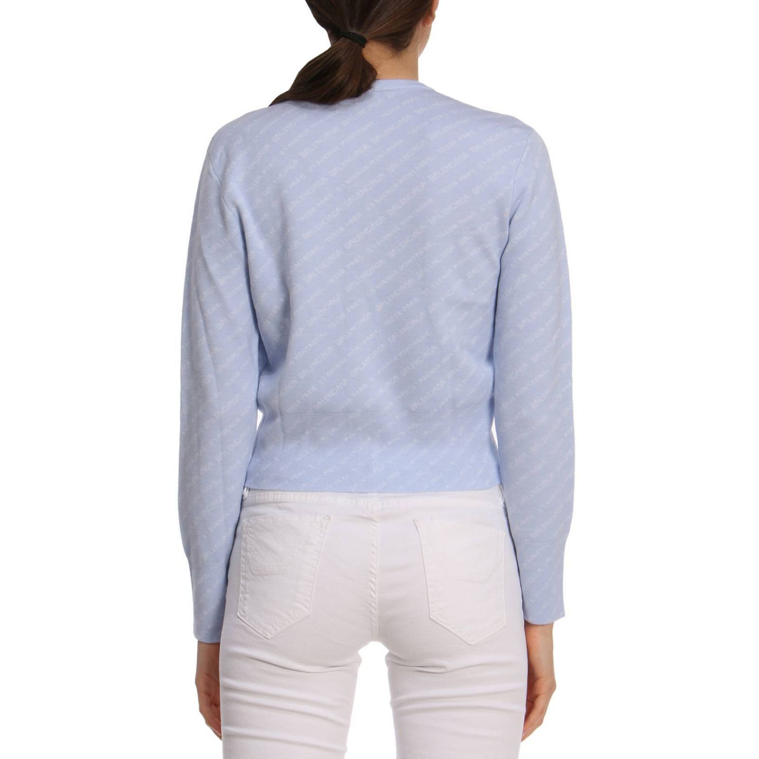 Balenciaga Outlet: Sweater women - Sky 