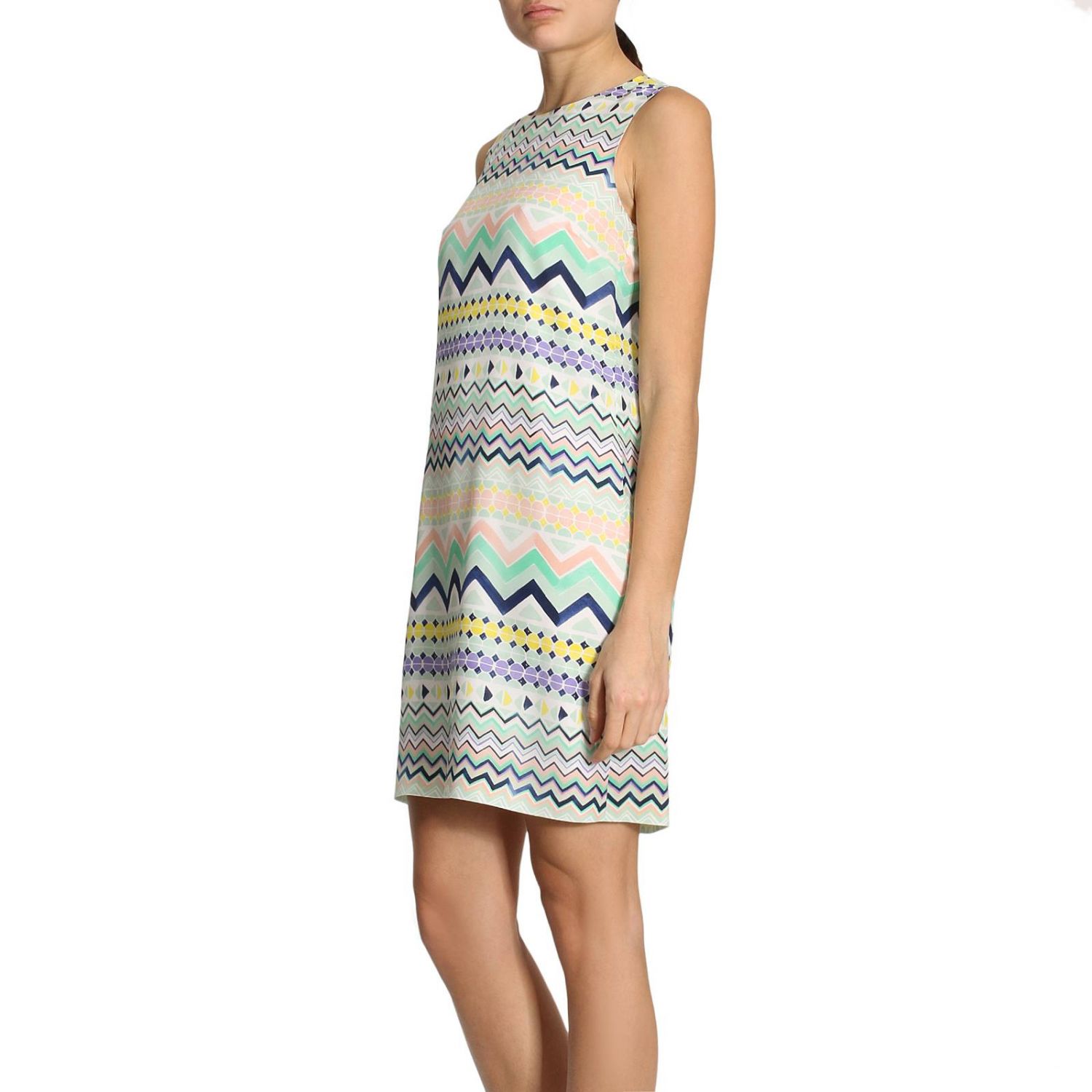 M Missoni Outlet Dress women Dress M Missoni Women Gnawed Blue