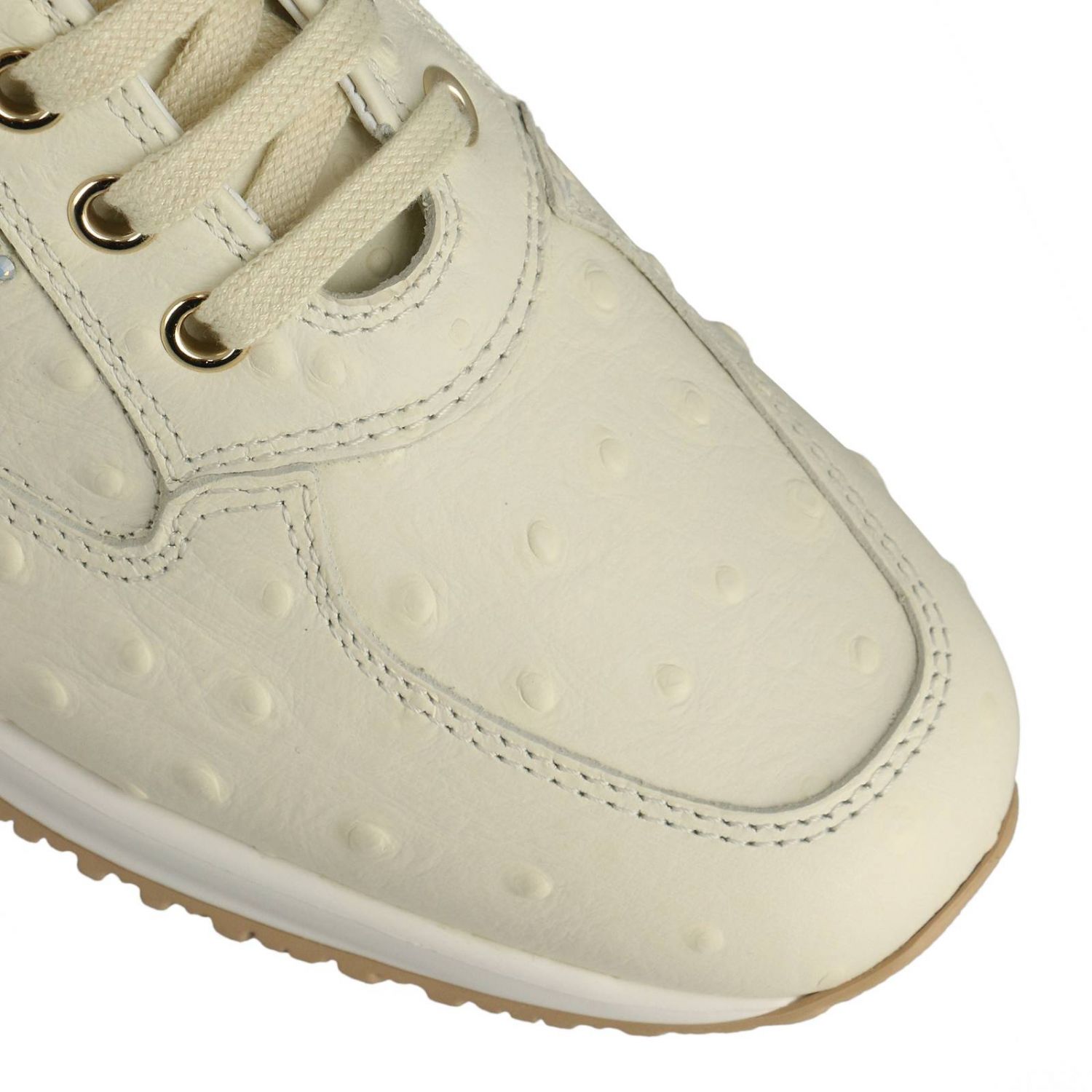 HOGAN Shoes women Yellow Cream Sneakers Hogan HXW00N02011 IFY
