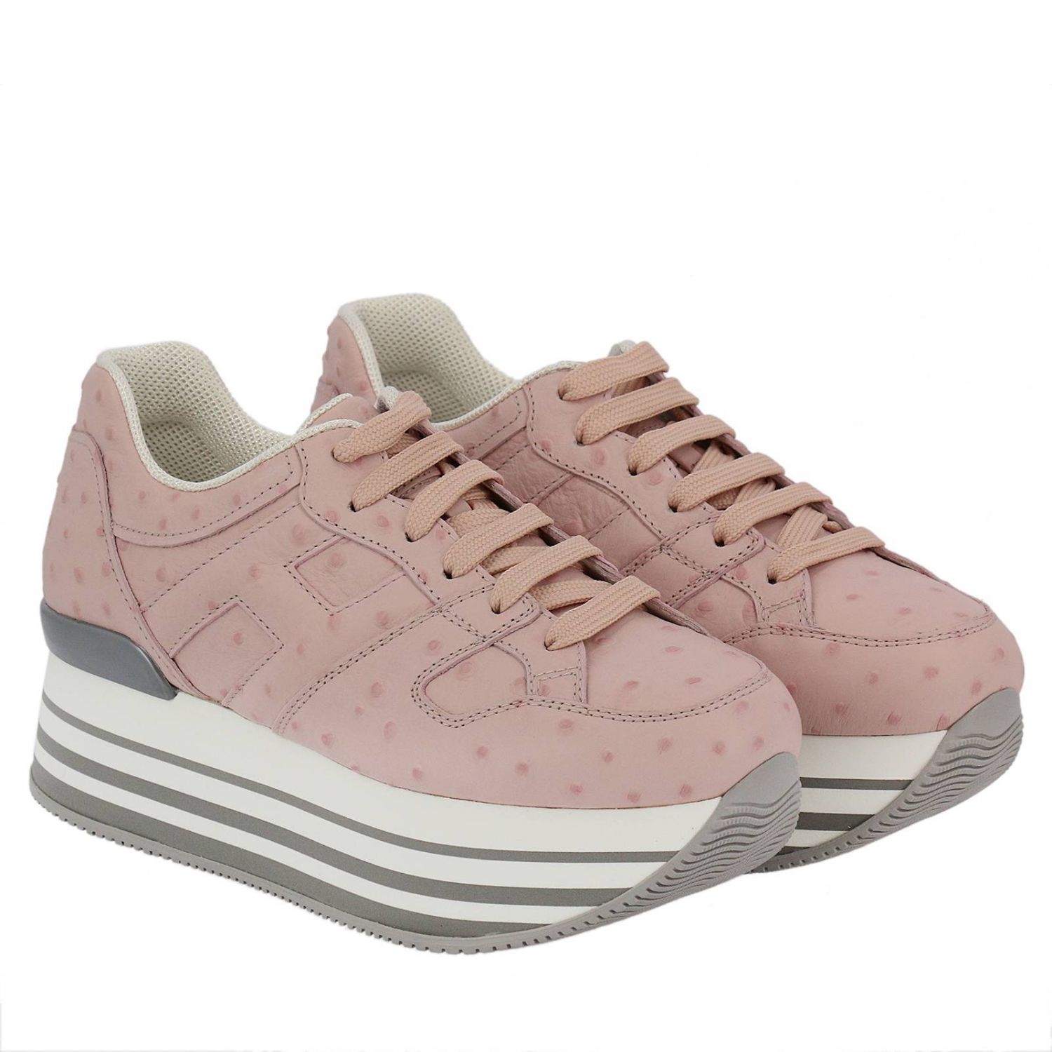 HOGAN: Shoes women | Sneakers Hogan Women Pink | Sneakers Hogan ...