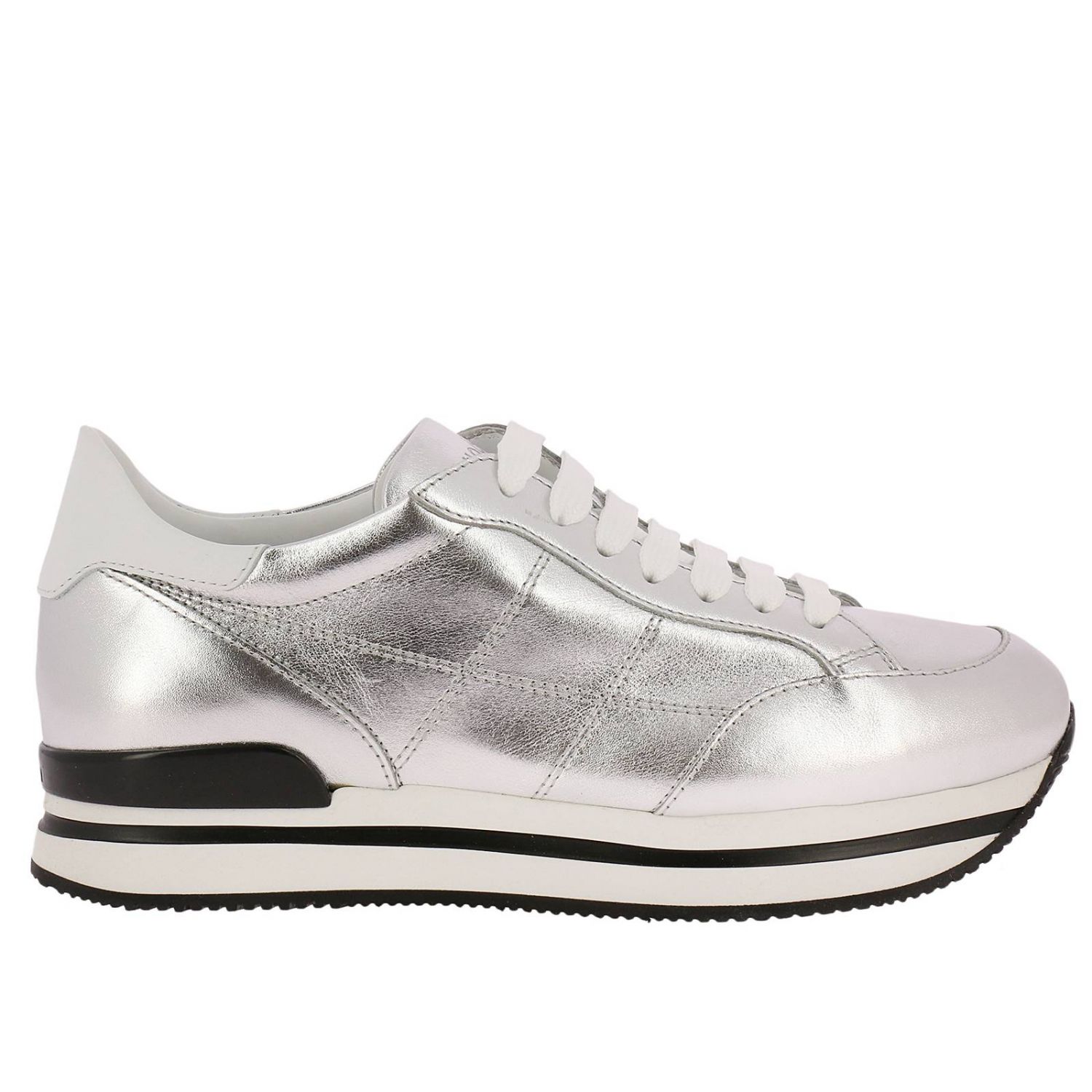 HOGAN: Shoes women - Silver | Sneakers Hogan HXW2220J061 I81 GIGLIO.COM