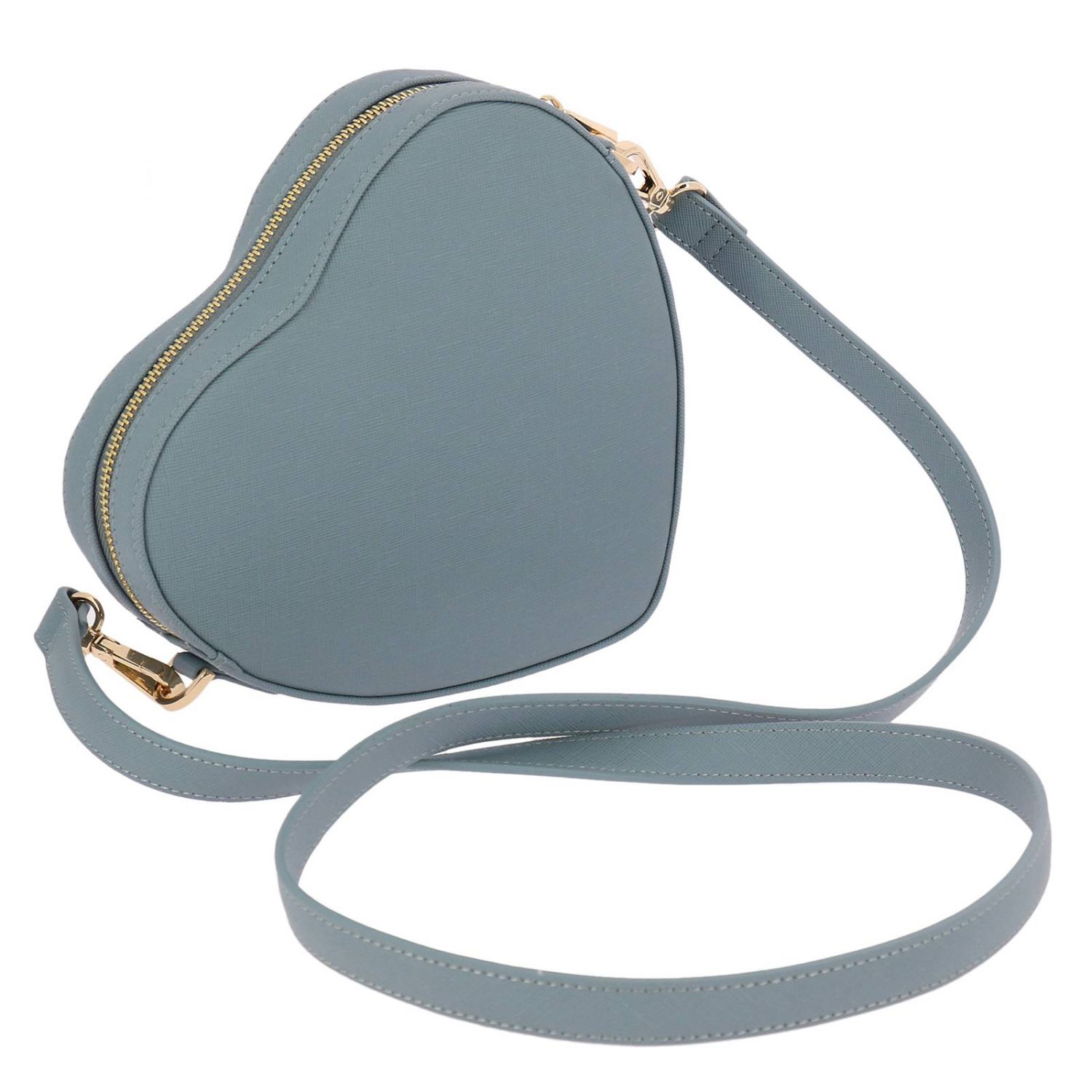 Pomikaki Outlet: Borsa Polly a forma di cuore con tracolla - Azzurro | Borsa  Mini Pomikaki PO06 GIGLIO.COM