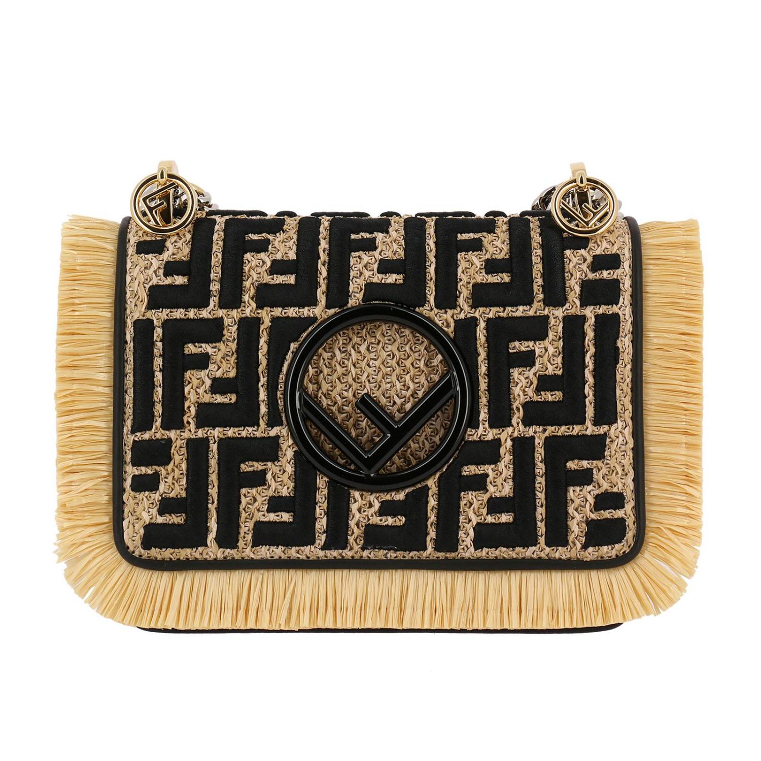 fendi fabric shoulder bag