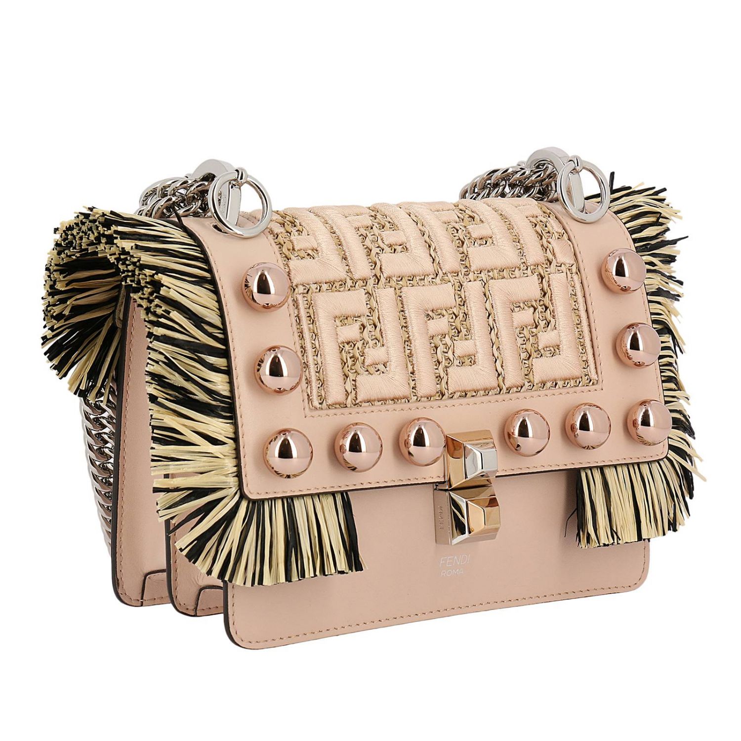Shopping Rafia Maxi Logo da Uomo Fendi | Coltorti Boutique