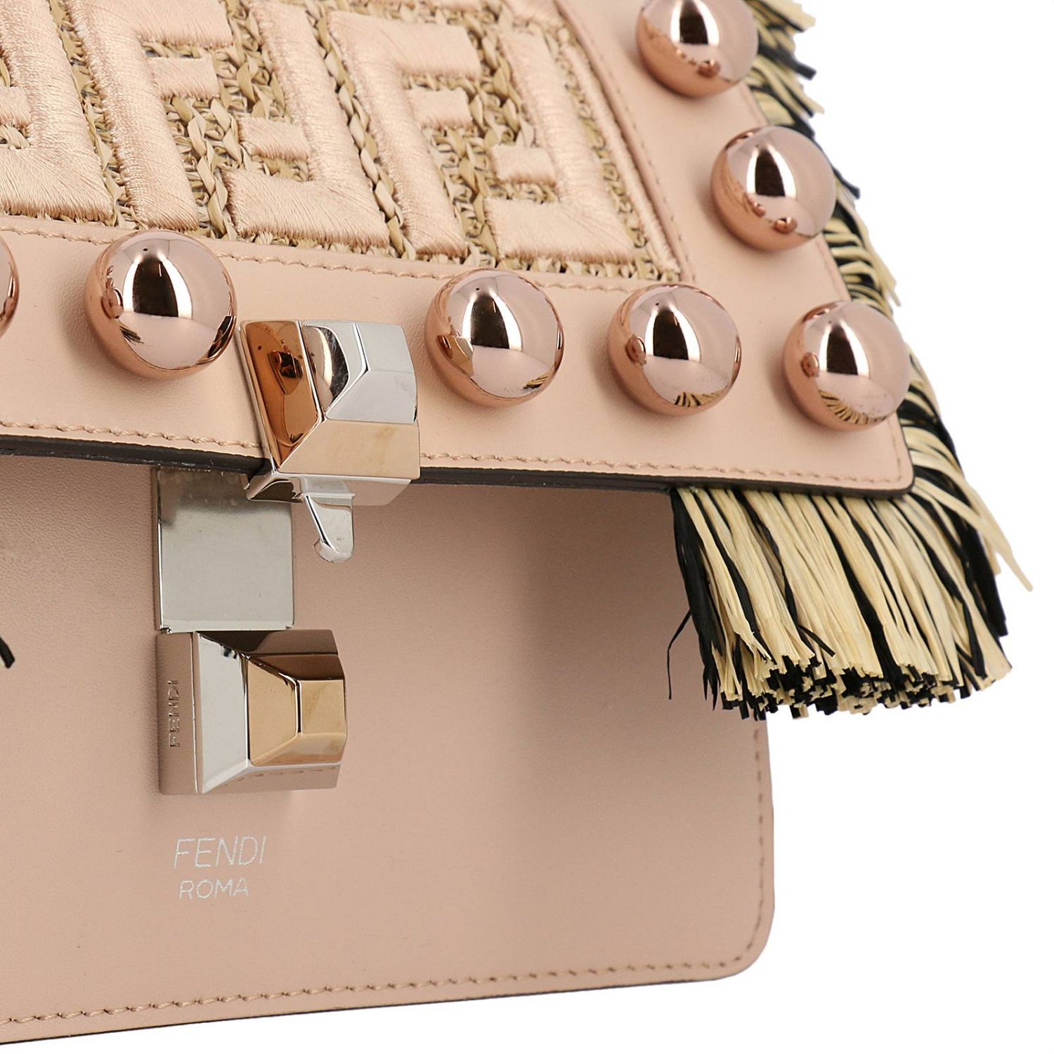 FENDI: Shoulder bag women - Blush Pink | Mini Bag Fendi 8M0381 A22C ...