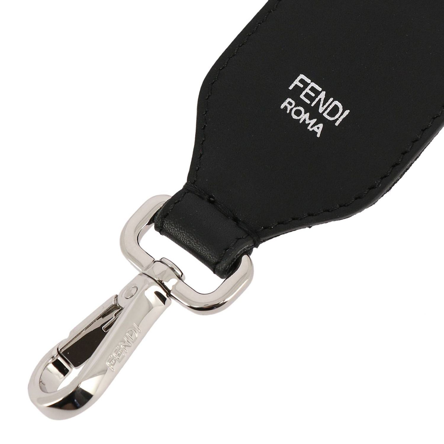 FENDI Shoulder strap women Black Shoulder Strap Fendi 8AV105 A06W