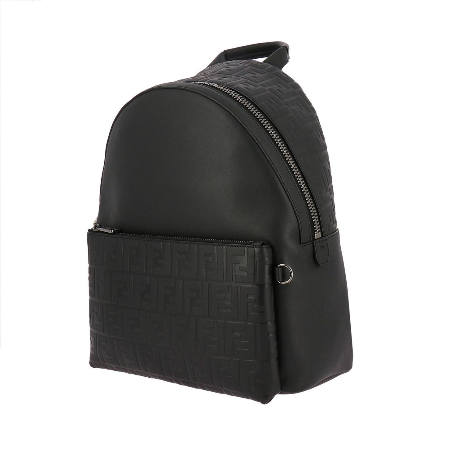 FENDI: Bags men - Black | Backpack Fendi 7VZ012 A18A GIGLIO.COM