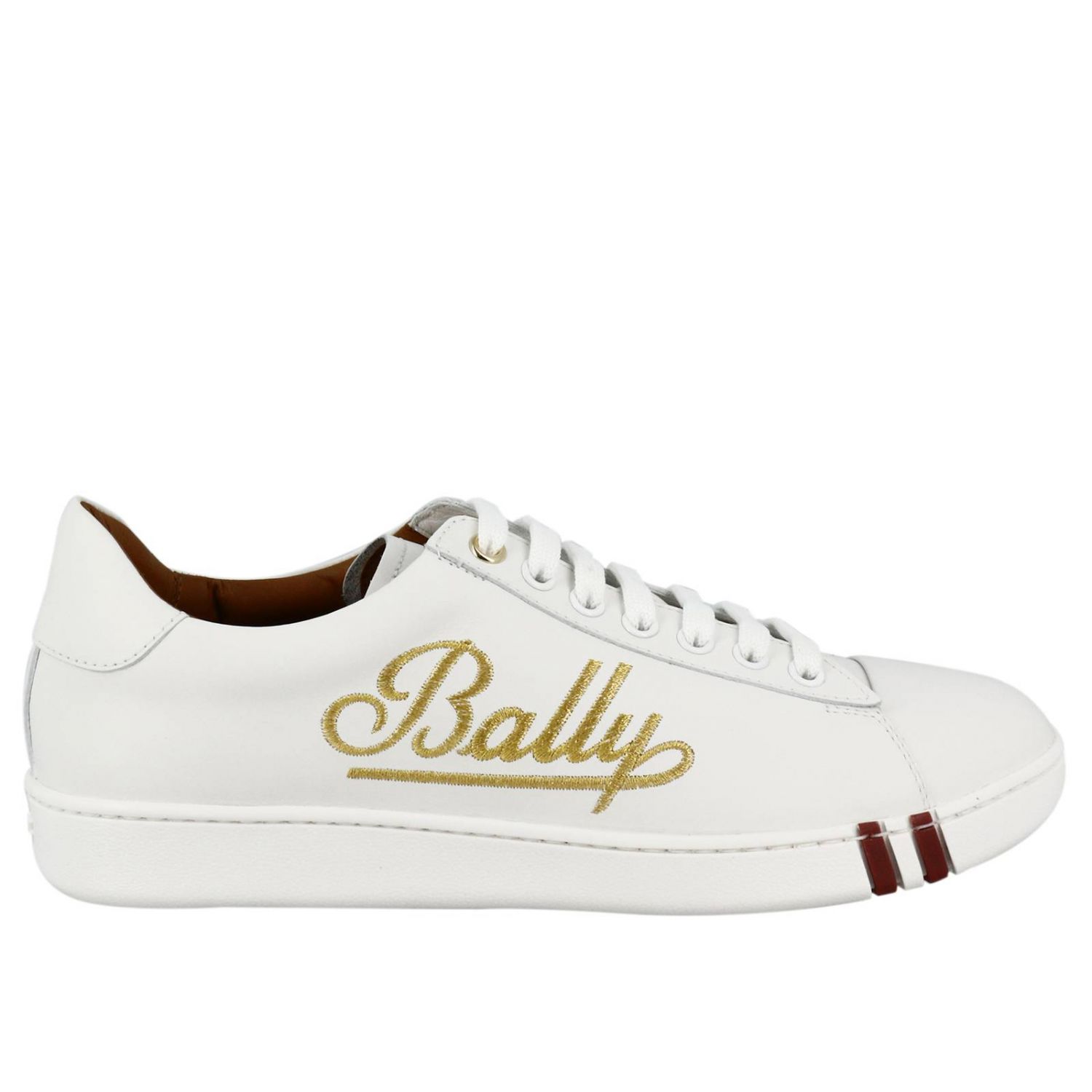 mens white bally shoes