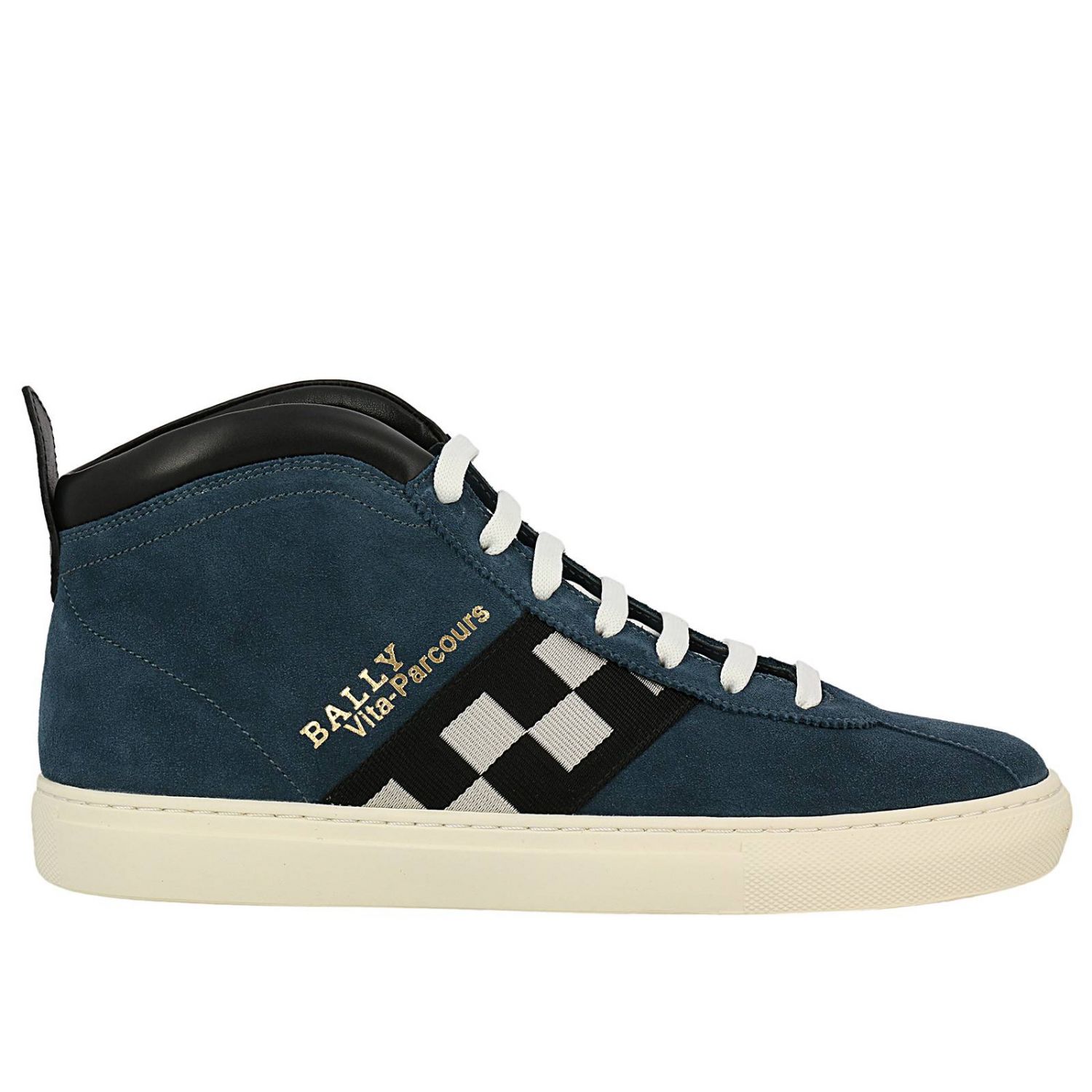 bally blue sneakers