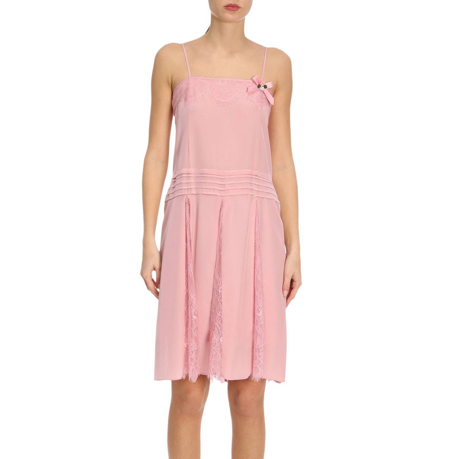 Twinset Outlet Dress women Twin Set Pink Dress Twinset PS82EC