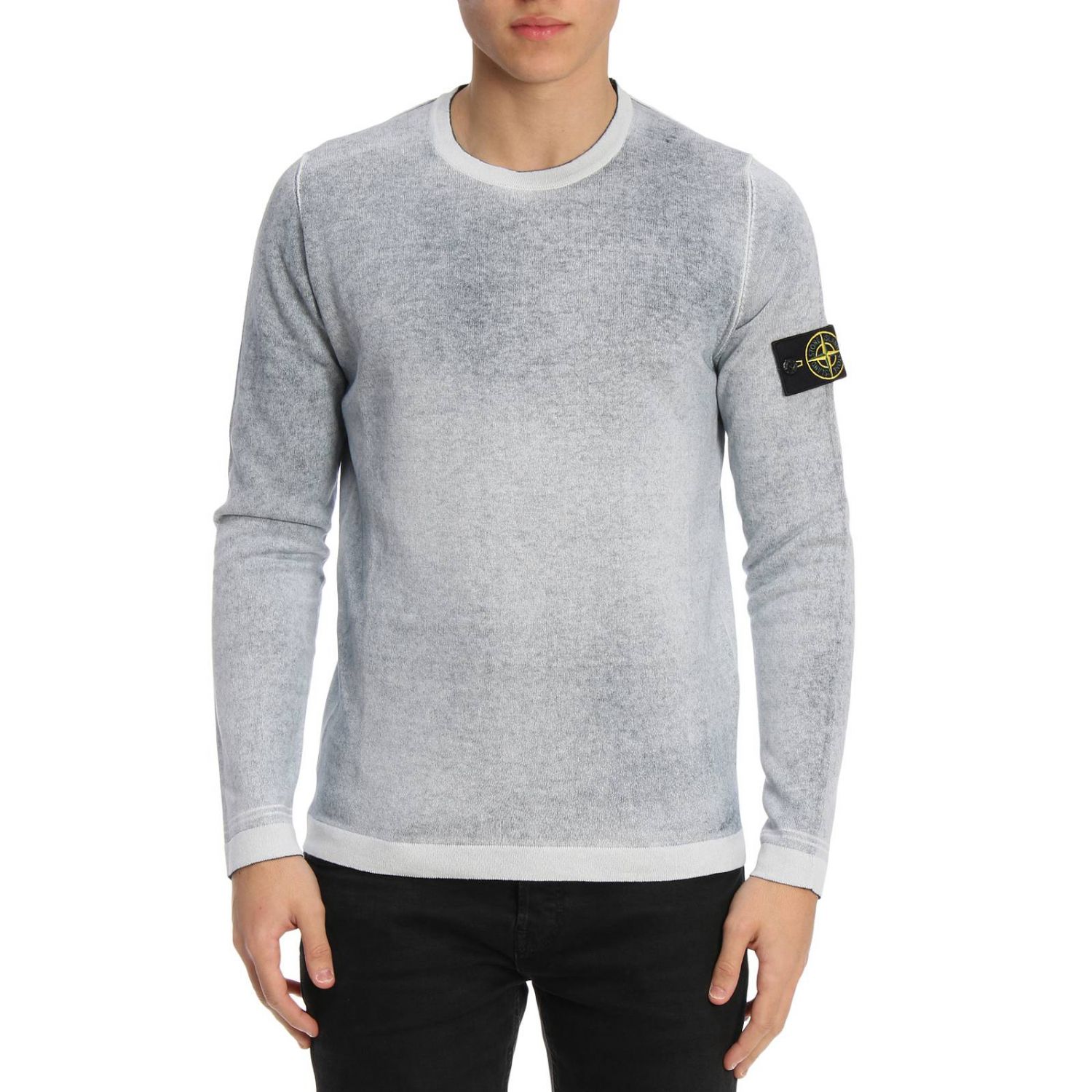 grey stone island jumpers