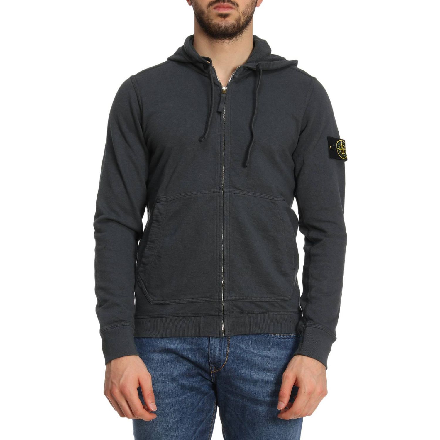 STONE ISLAND: Jumper men - Grey | Jumper Stone Island 65260 GIGLIO.COM