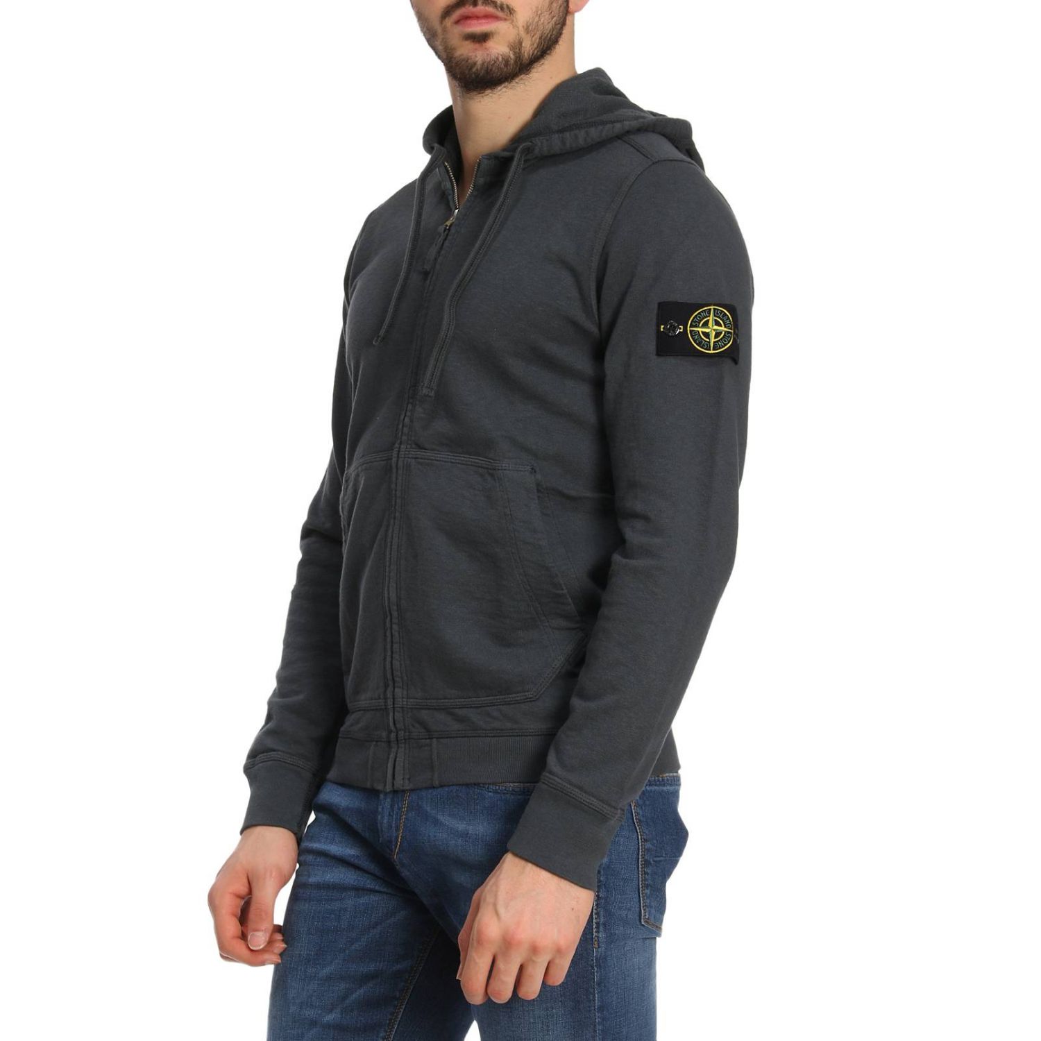 STONE ISLAND: Jumper men - Grey | Jumper Stone Island 65260 GIGLIO.COM