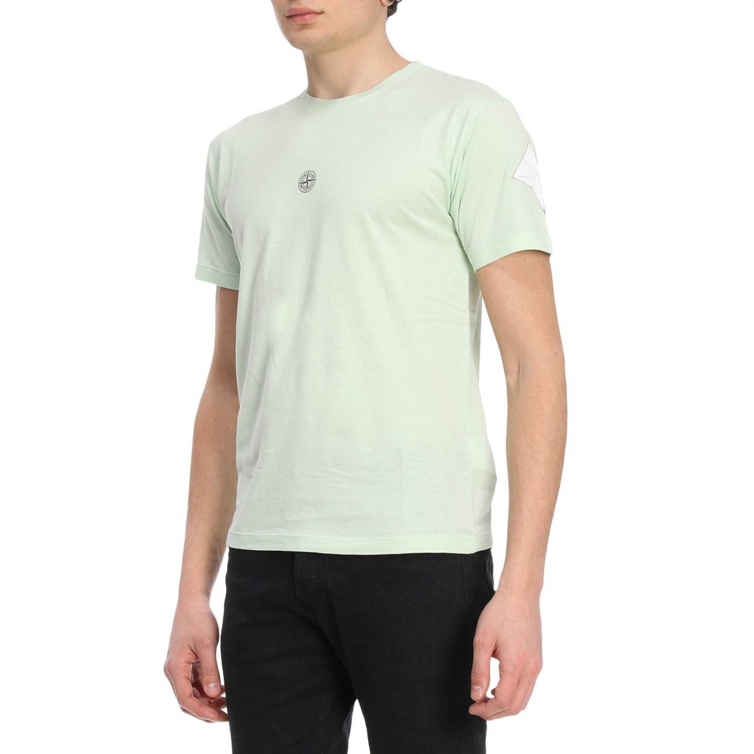 STONE ISLAND Tshirt men Mint TShirt Stone Island 2NS90