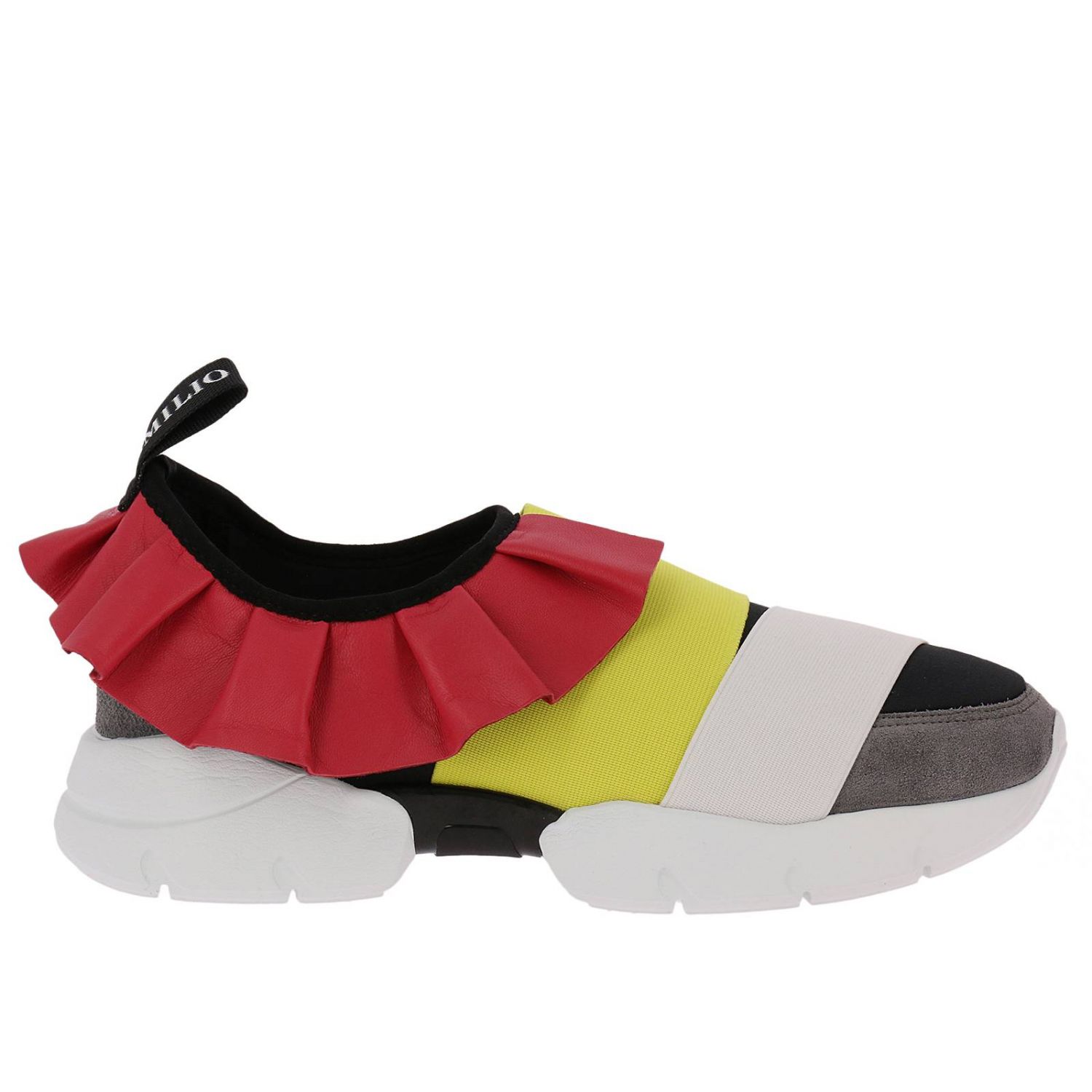 Emilio Pucci Outlet: Shoes women - Black | Sneakers Emilio Pucci 82CE53 ...