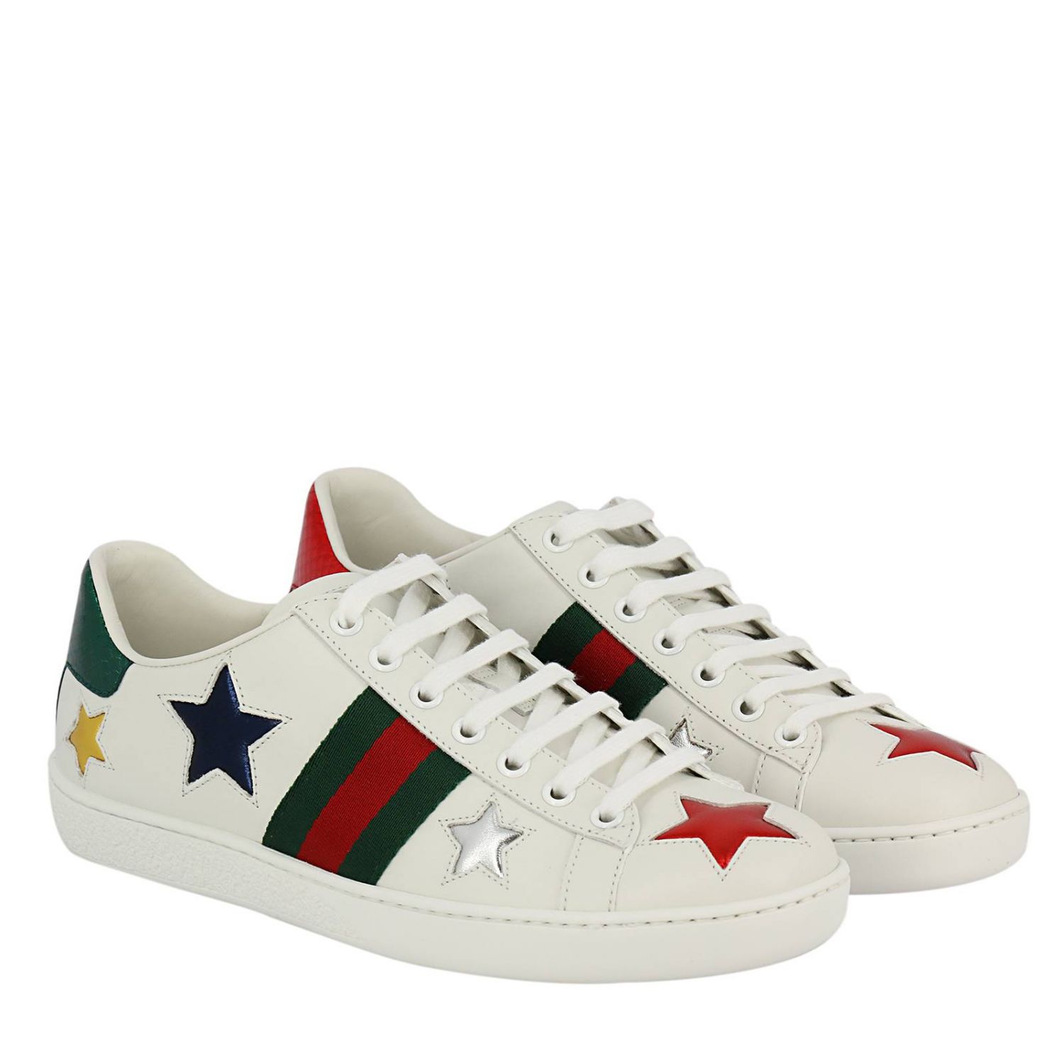 GUCCI: Shoes women - White | Sneakers Gucci 454562 DOP50 GIGLIO.COM