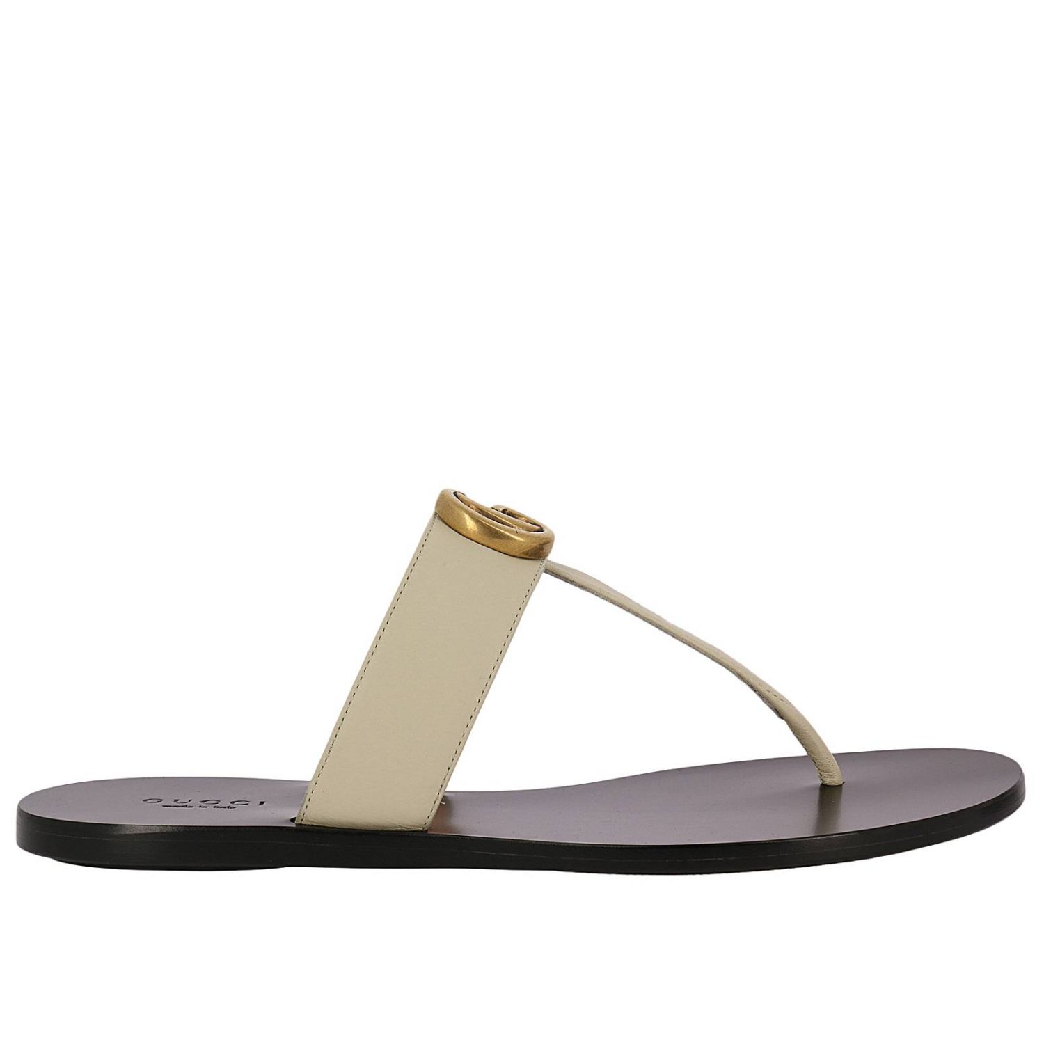 gucci cream sandals