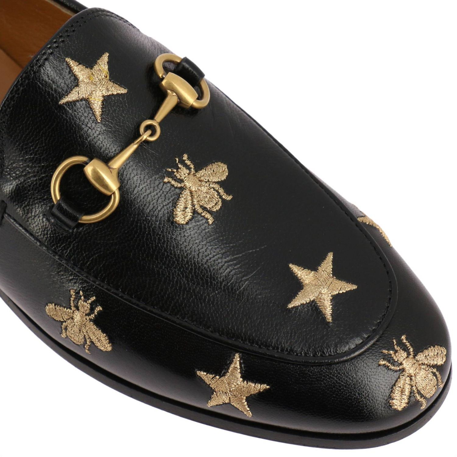 black gucci loafers womens
