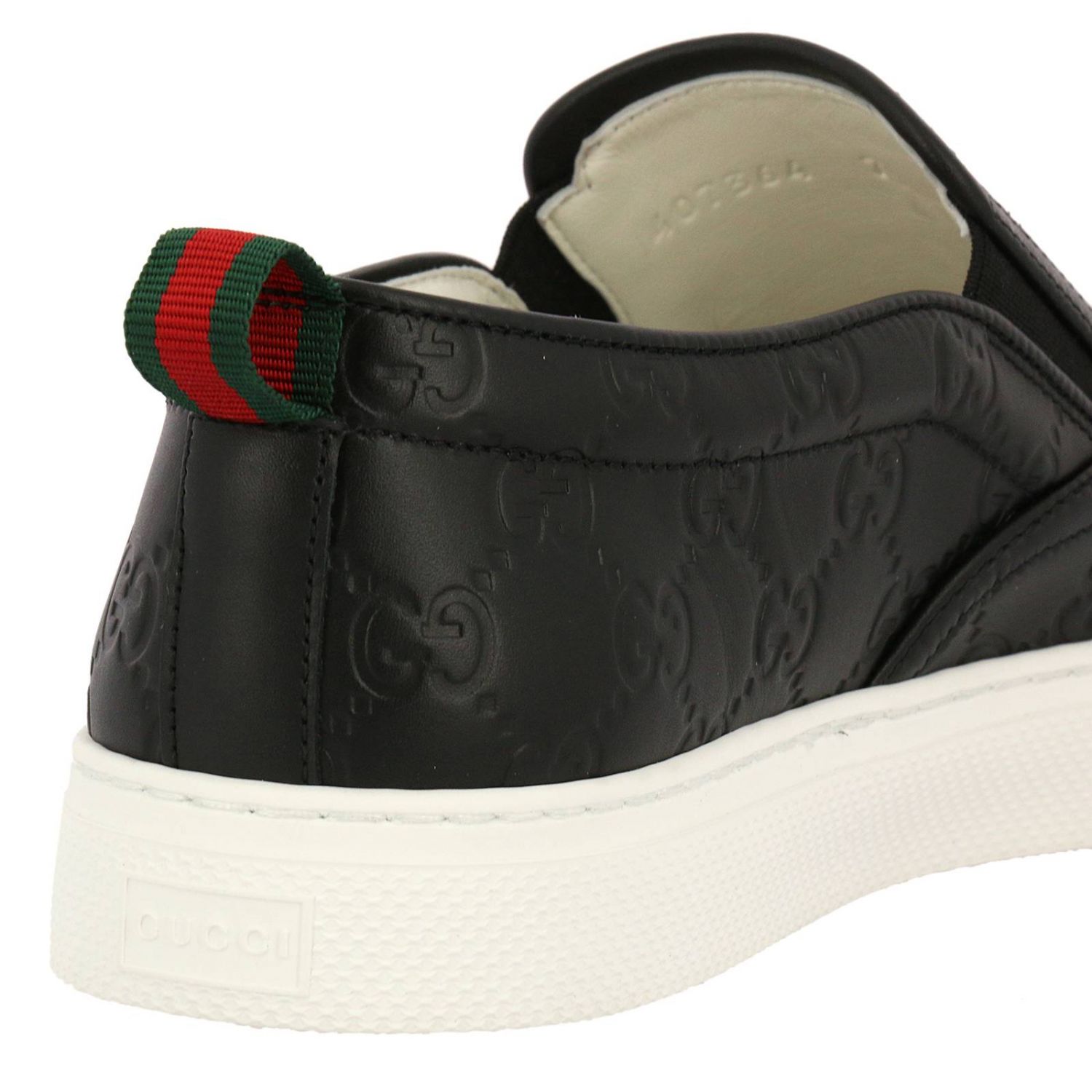 GUCCI Shoes men Sneakers Gucci Men Black Sneakers Gucci 407364