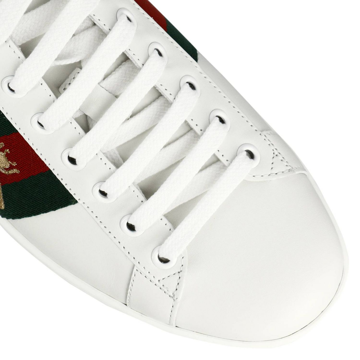 gucci mens white trainers