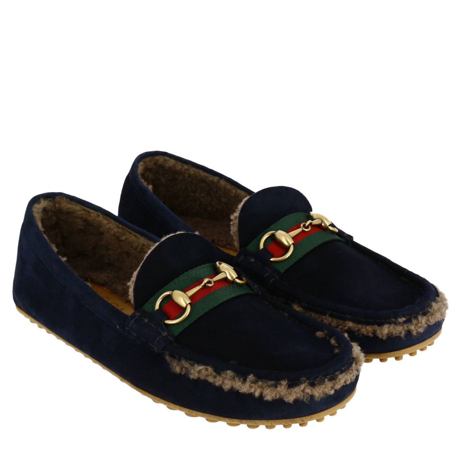 Shoes men Gucci | Loafers Gucci Men Blue | Loafers Gucci 497114 BND10 Giglio EN