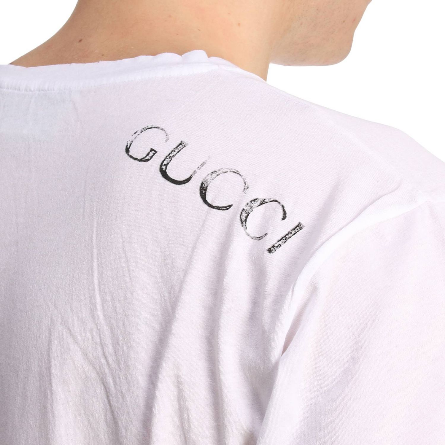 GUCCI: T-shirt men - White | T-Shirt Gucci 497060 X3I46 GIGLIO.COM
