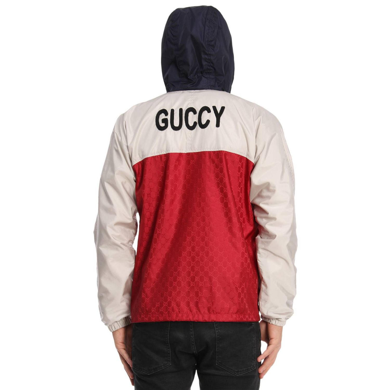 GUCCI: Jacket men - Burgundy | Jacket Gucci 495723 Z703C GIGLIO.COM