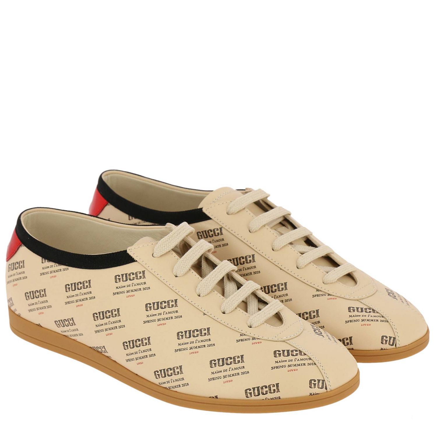 GUCCI: Shoes men | Sneakers Gucci Men White | Sneakers Gucci 519535 ...