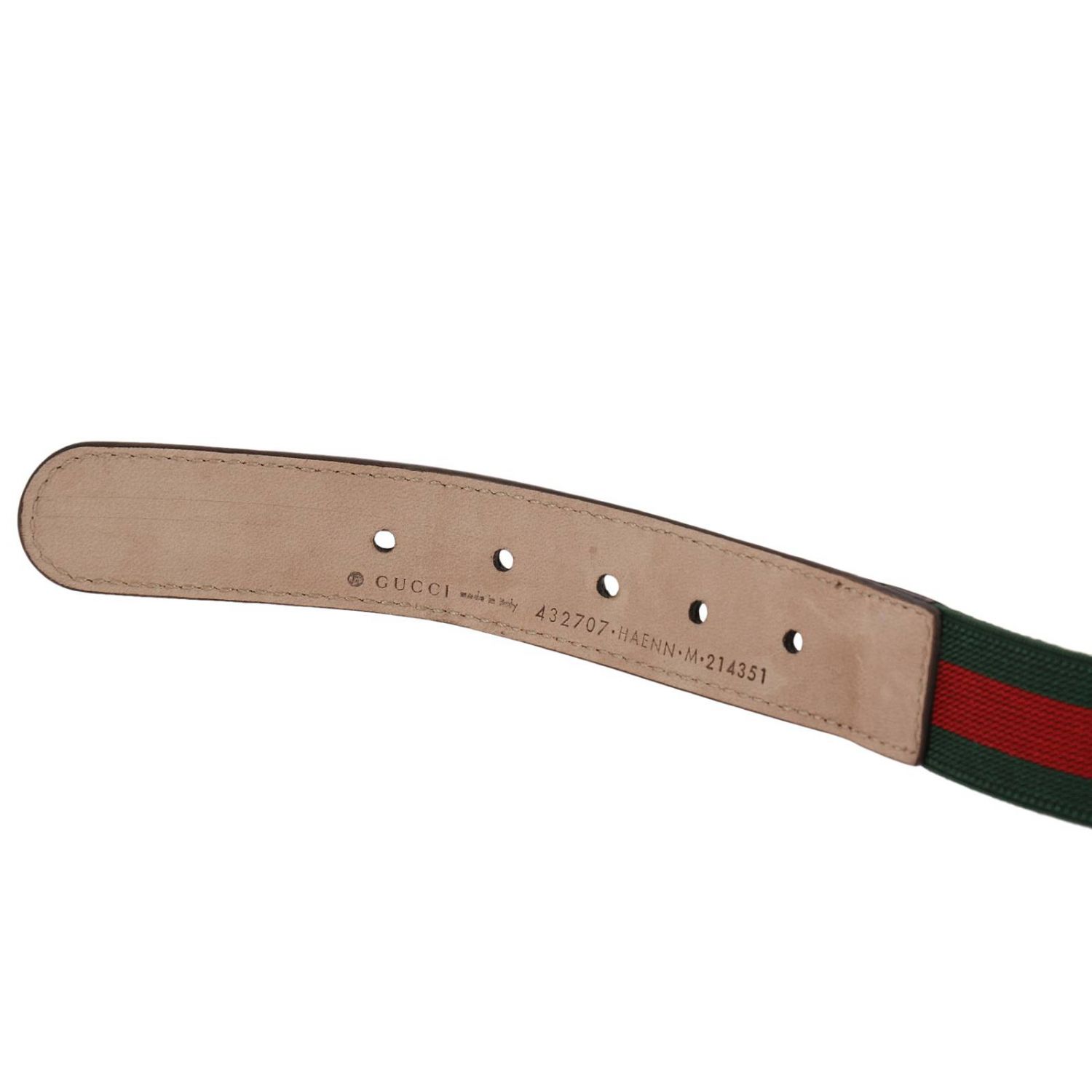 GUCCI Belt kids Belt Gucci Kids Green Belt Gucci 432707 HAENN