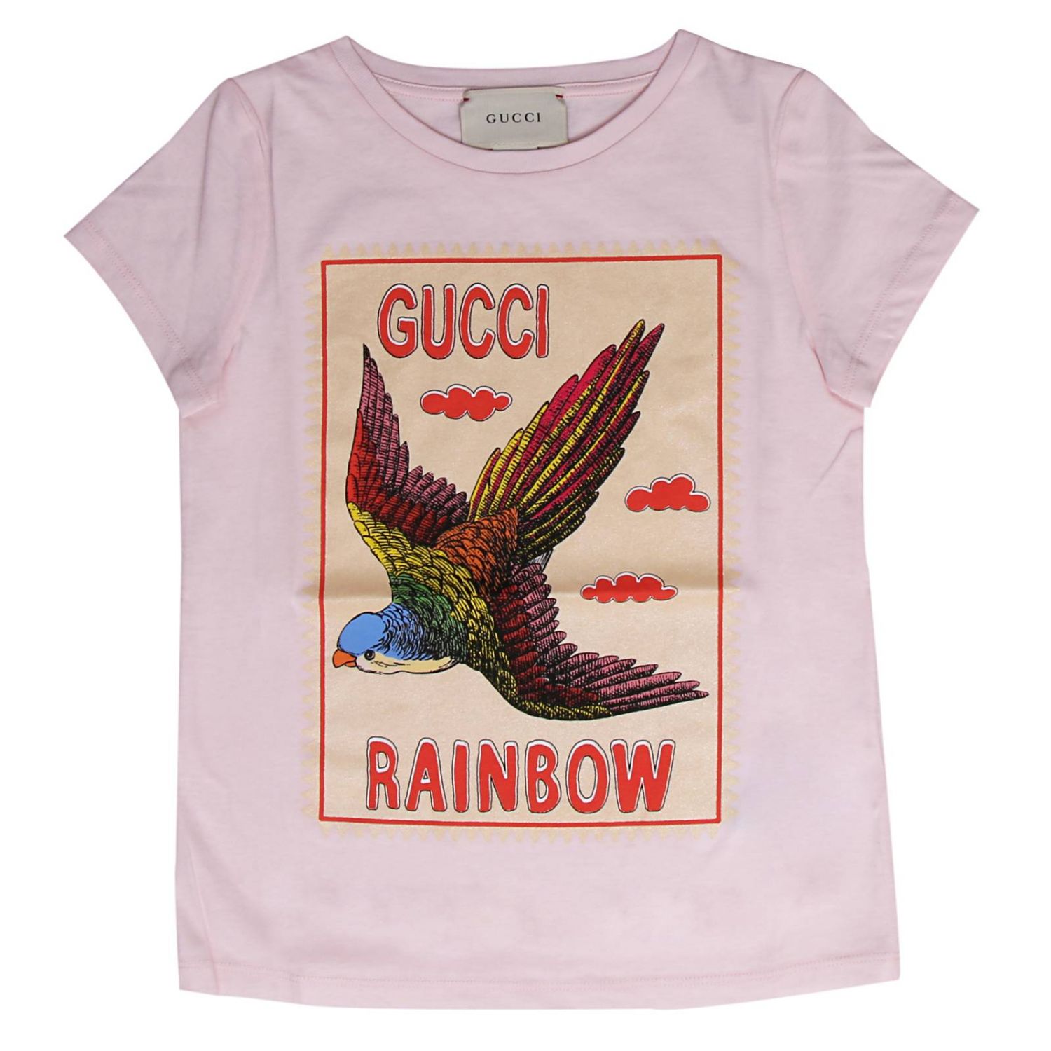 GUCCI Tshirt kids TShirt Gucci Kids Pink TShirt Gucci 503639