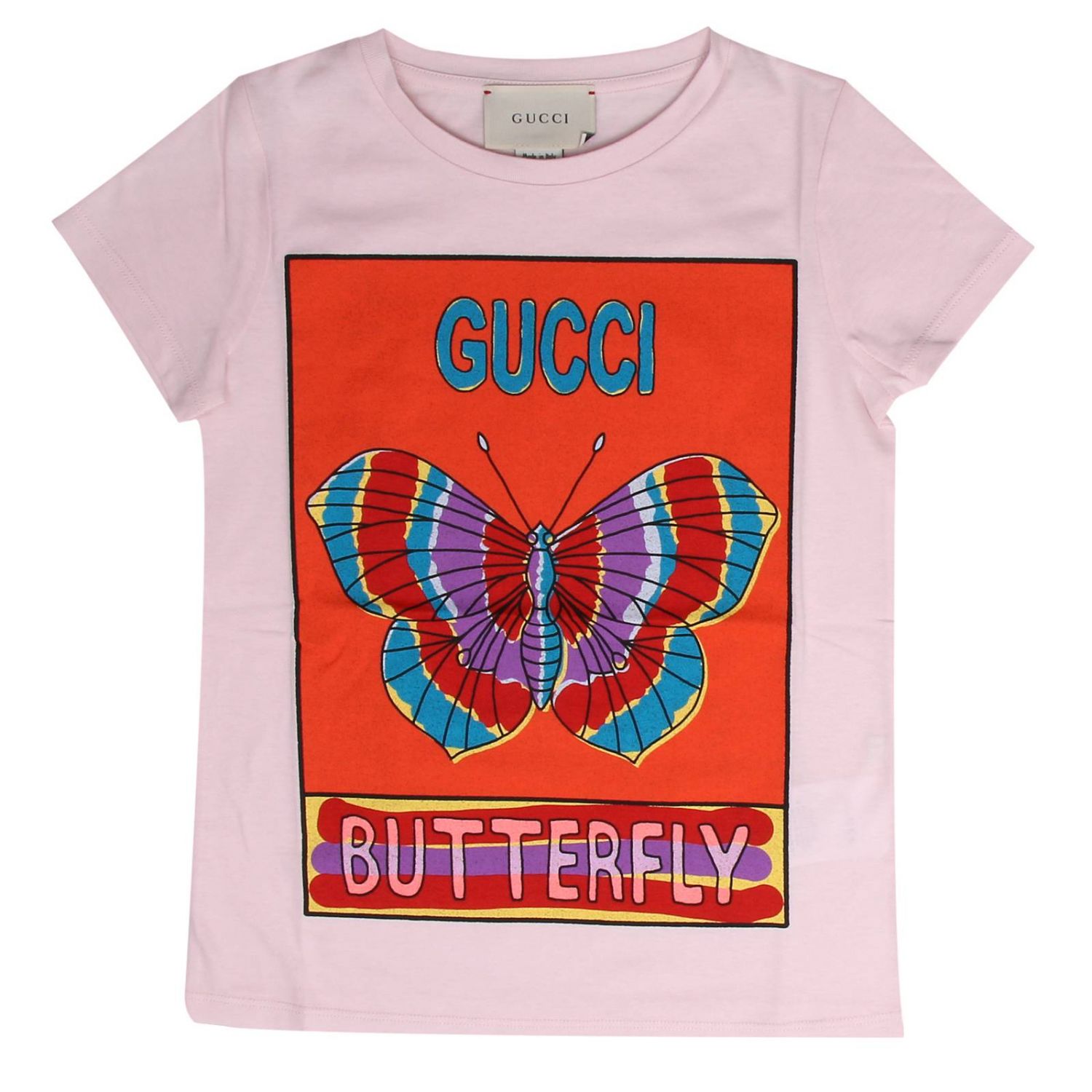 GUCCI: T-shirt kids | T-Shirt Gucci Kids Pink | T-Shirt Gucci 503646 ...