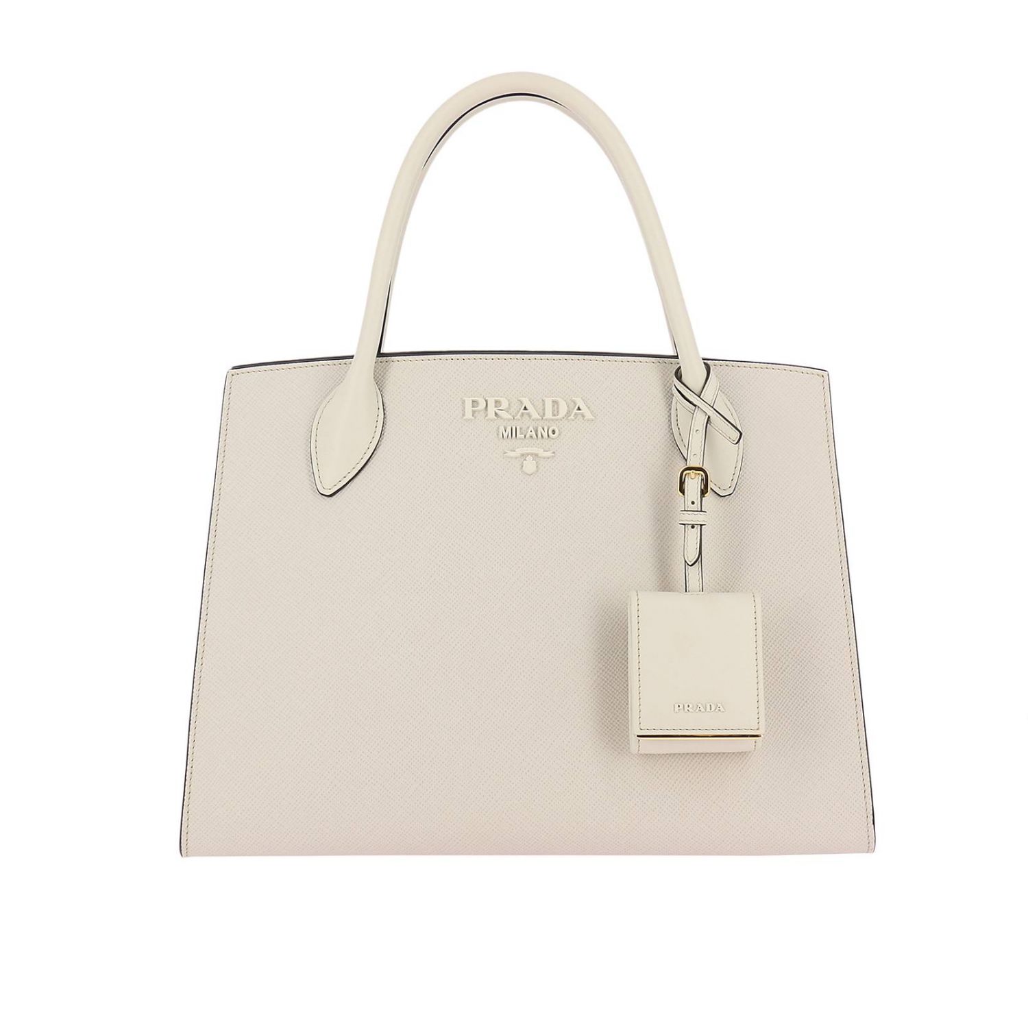 PRADA Shoulder bag women White Handbag Prada 1BA155 2ERX